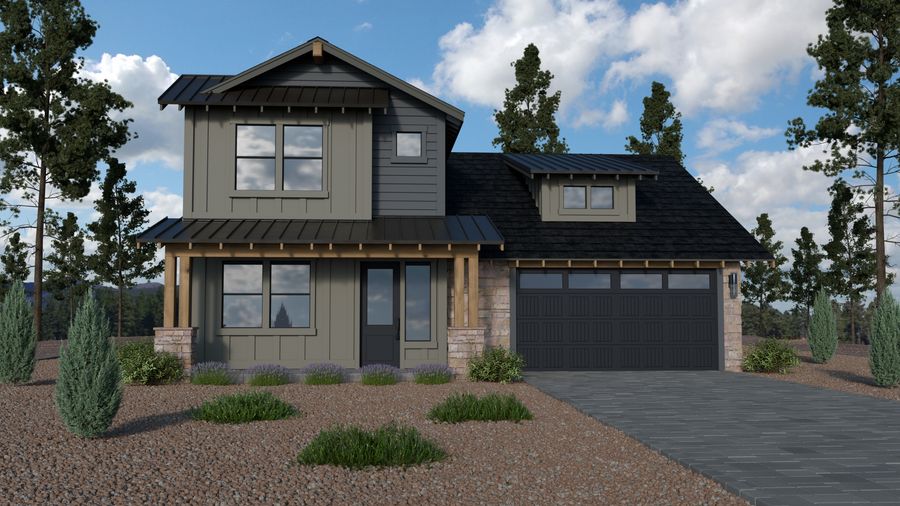 CDR Ridge Plan 2303 by Capstone Homes in Flagstaff AZ