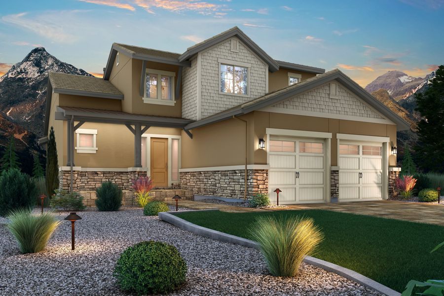 Sequoia w/  Walkout Basement by Carter Hill Homes in Reno NV