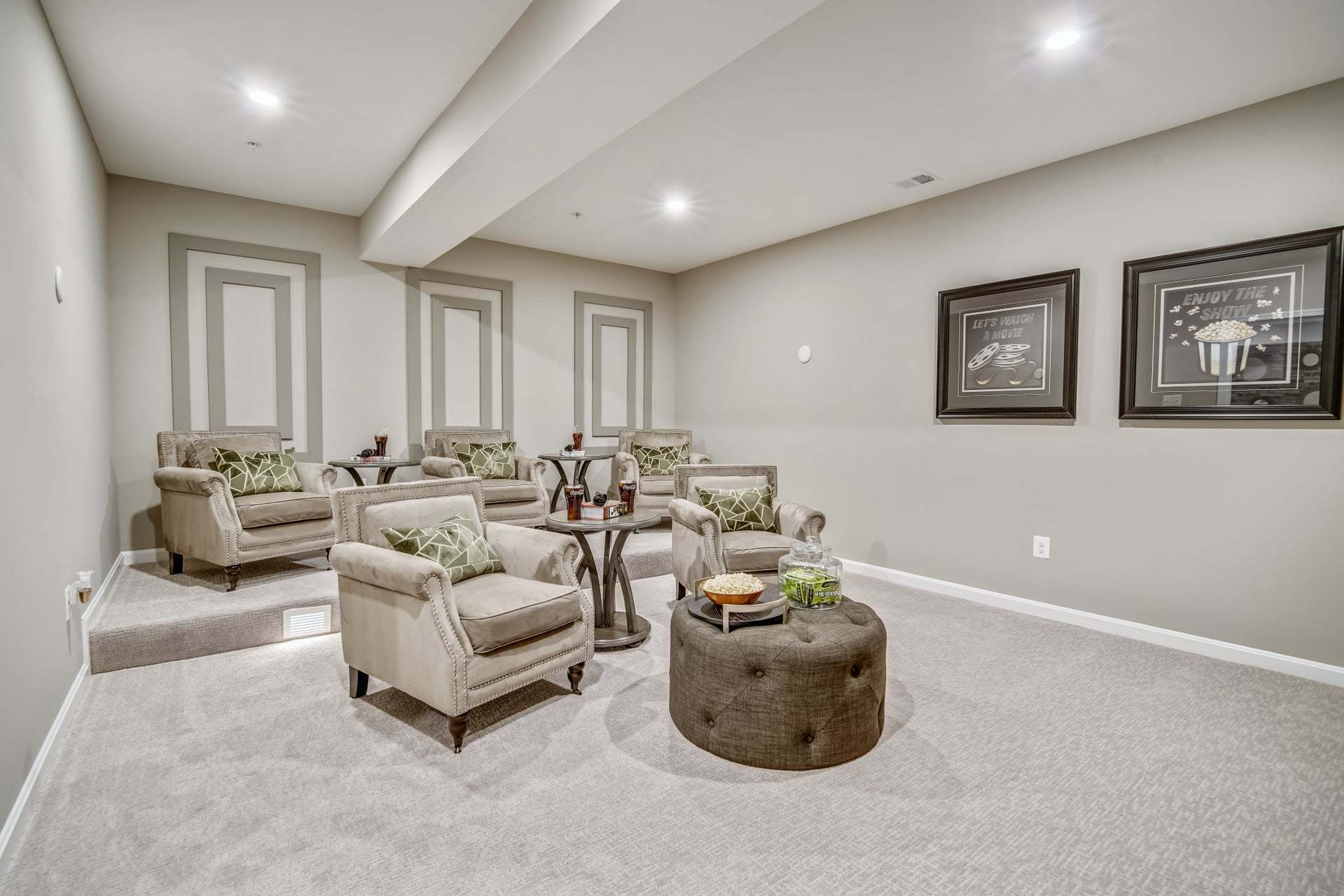 Basement Theater Room