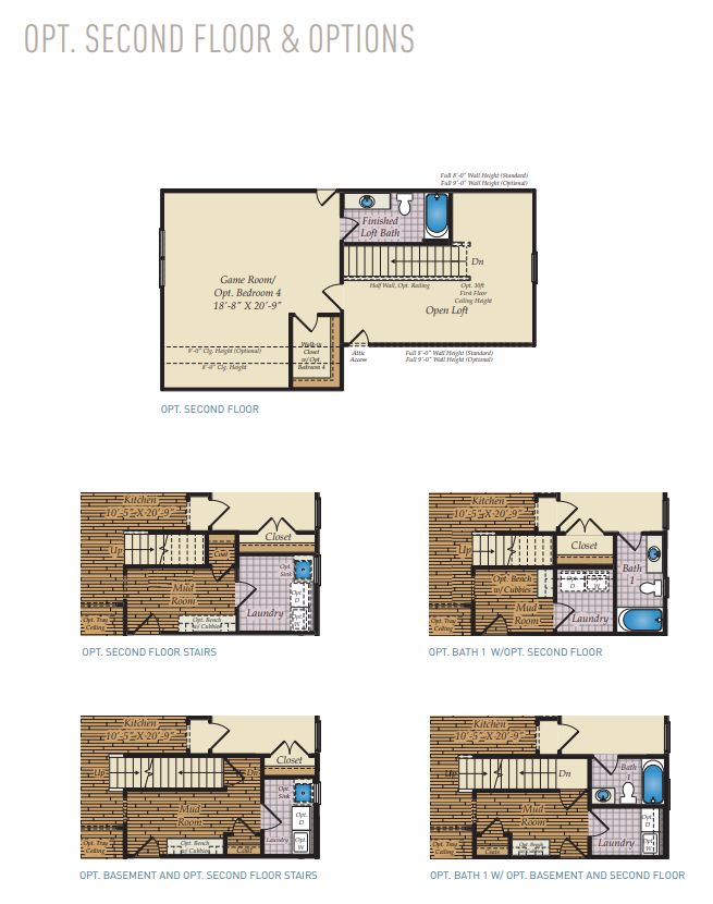 Optional Second Floor & Options
