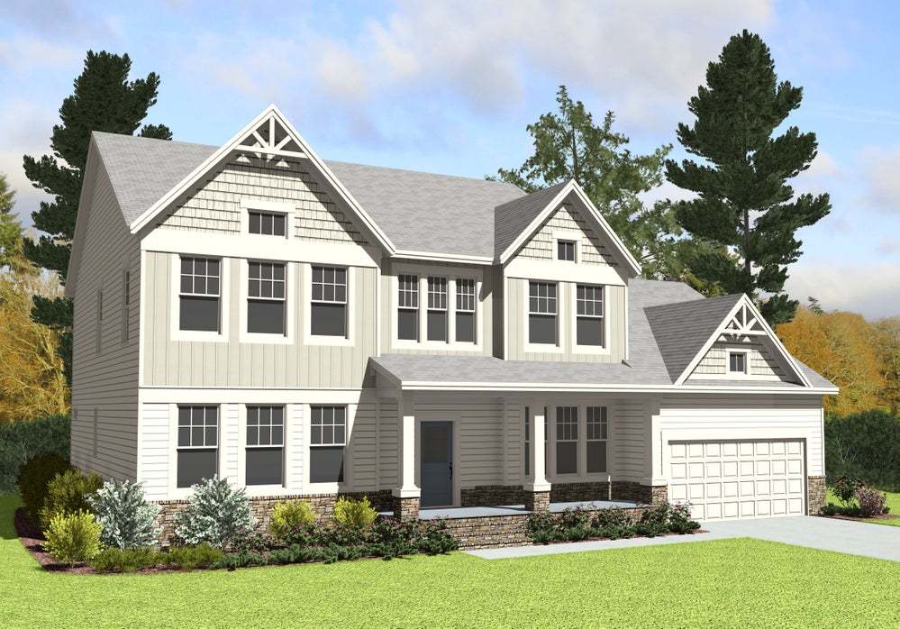 Lexington II Plan at Brant Station in Garner NC by Caruso Homes