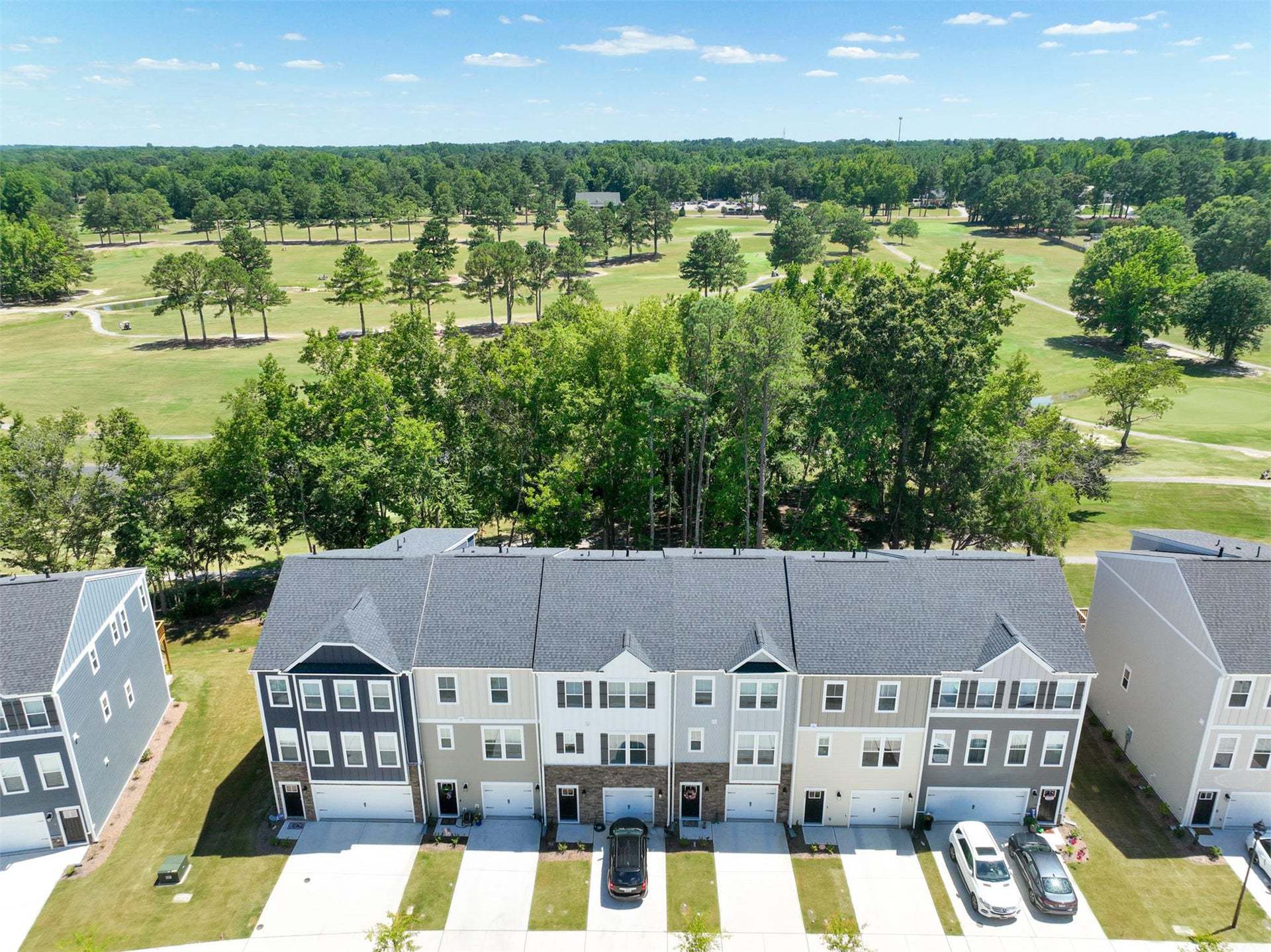 Aerial View of Parc Townes