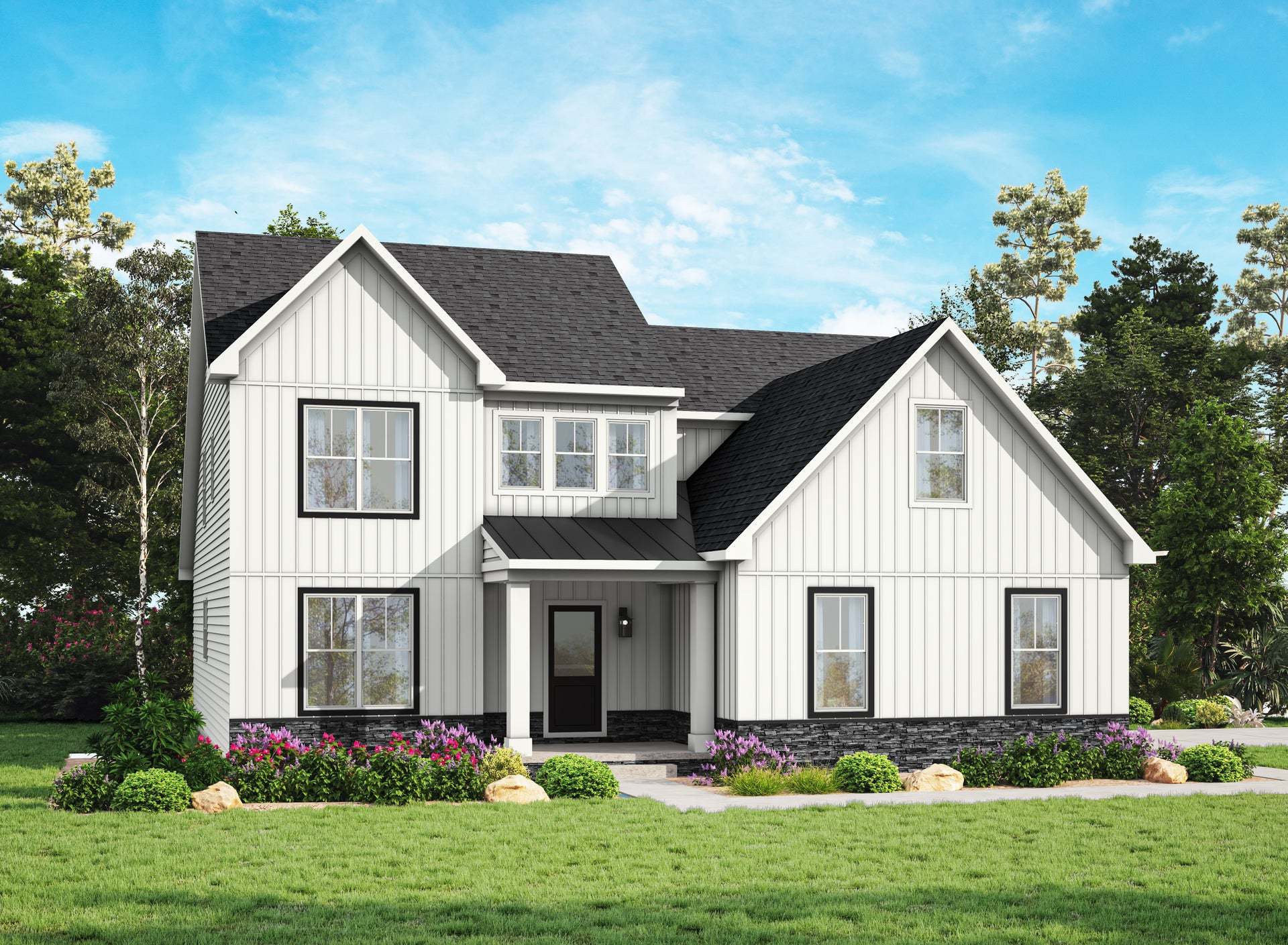 Elevation 50 Side Load Garage