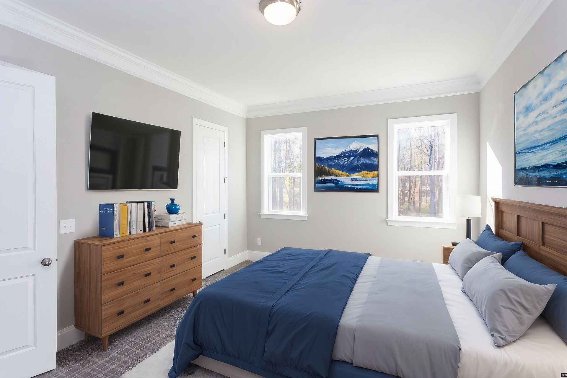 Pinehurst II Bedroom - Virtually Staged