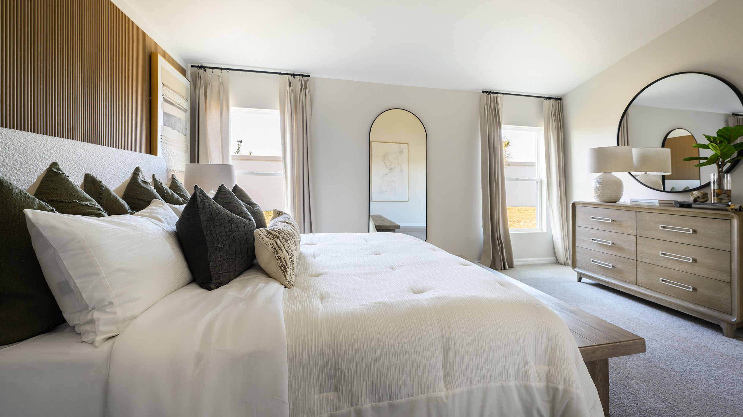 Magenta Model Primary Bedroom