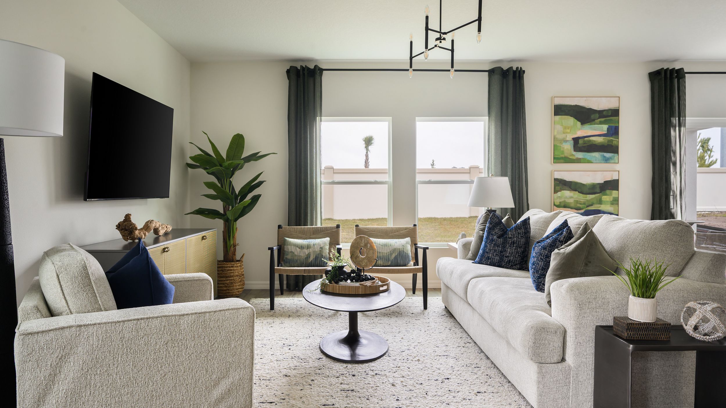 Indigo Living Room