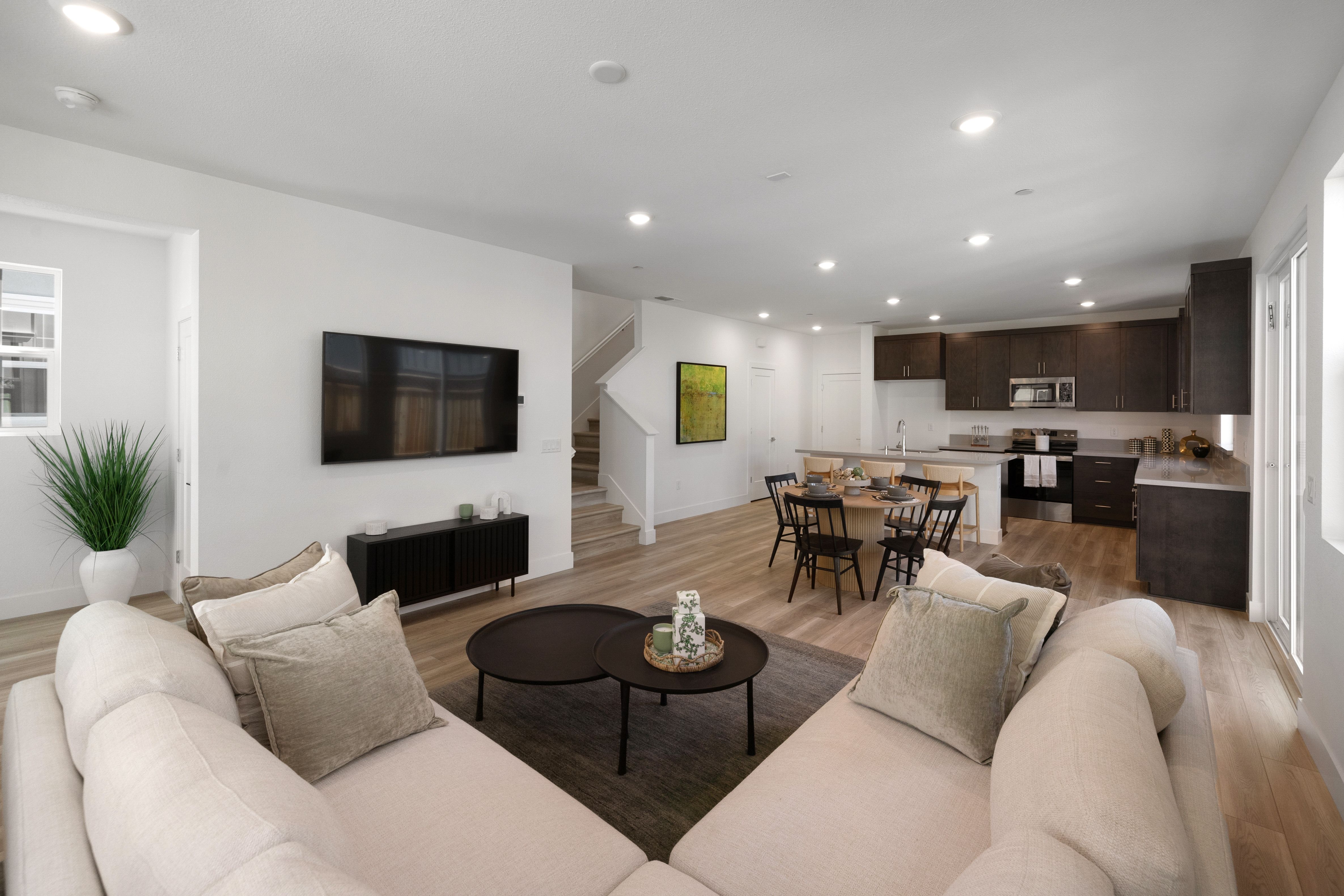 Great Room and Dining Area