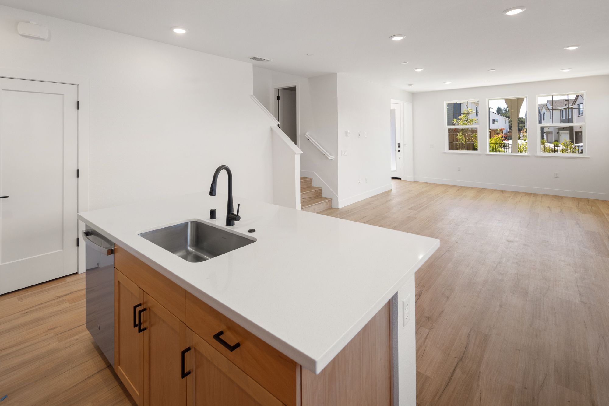 Kitchen Island & Great Room
