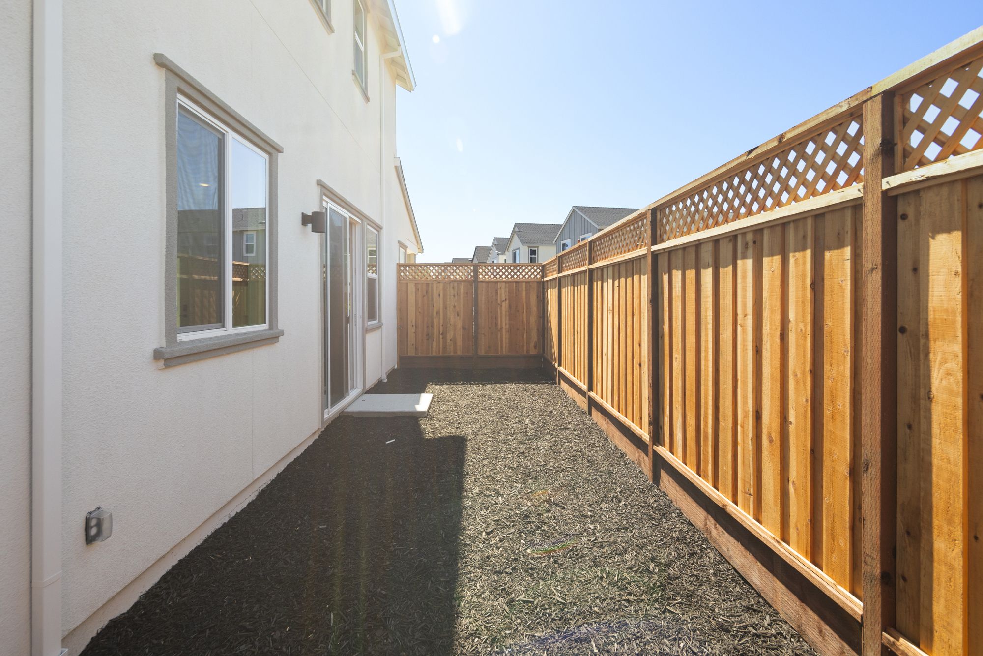 Fenced Side Yard