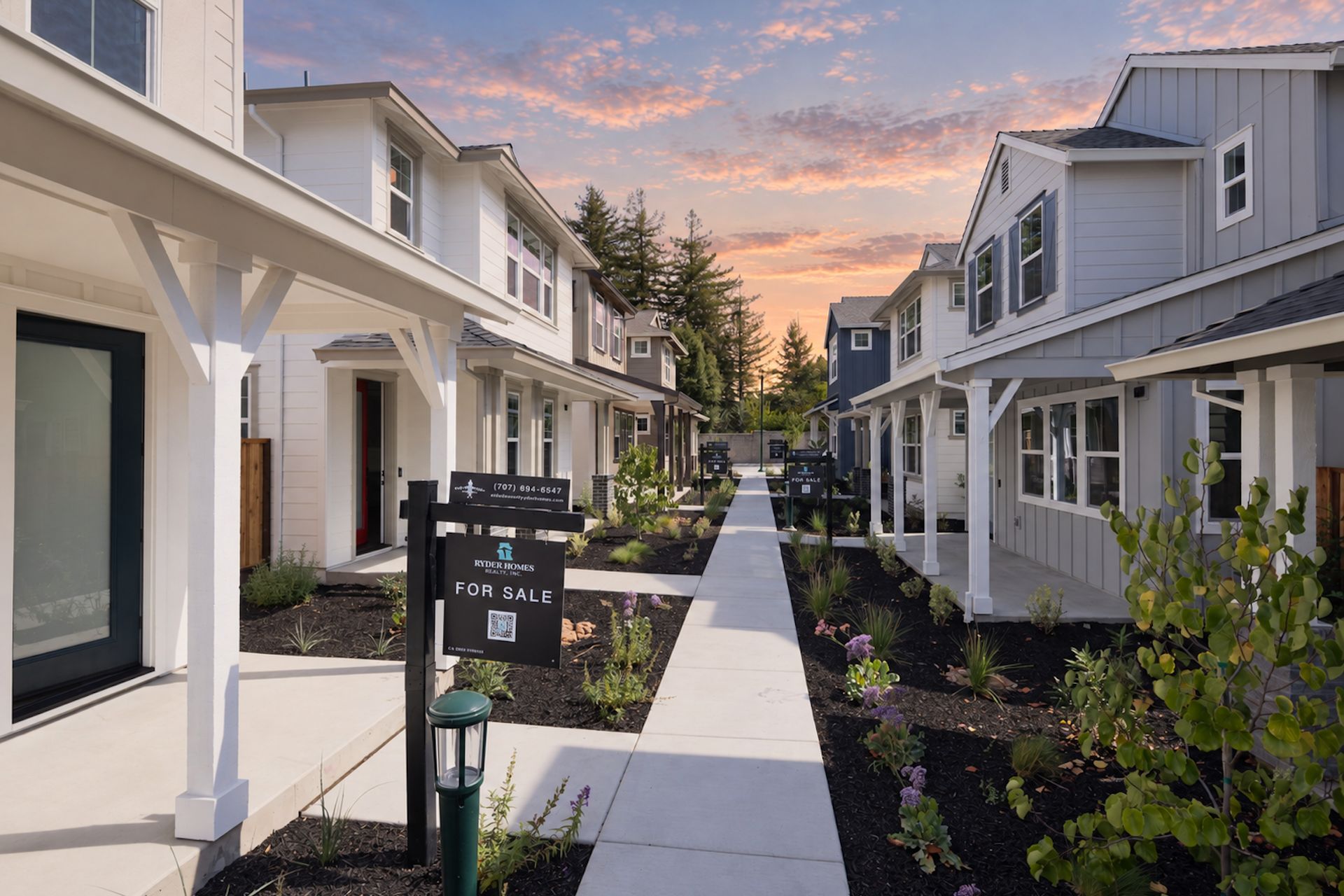 Old Redwood Village Streetscape