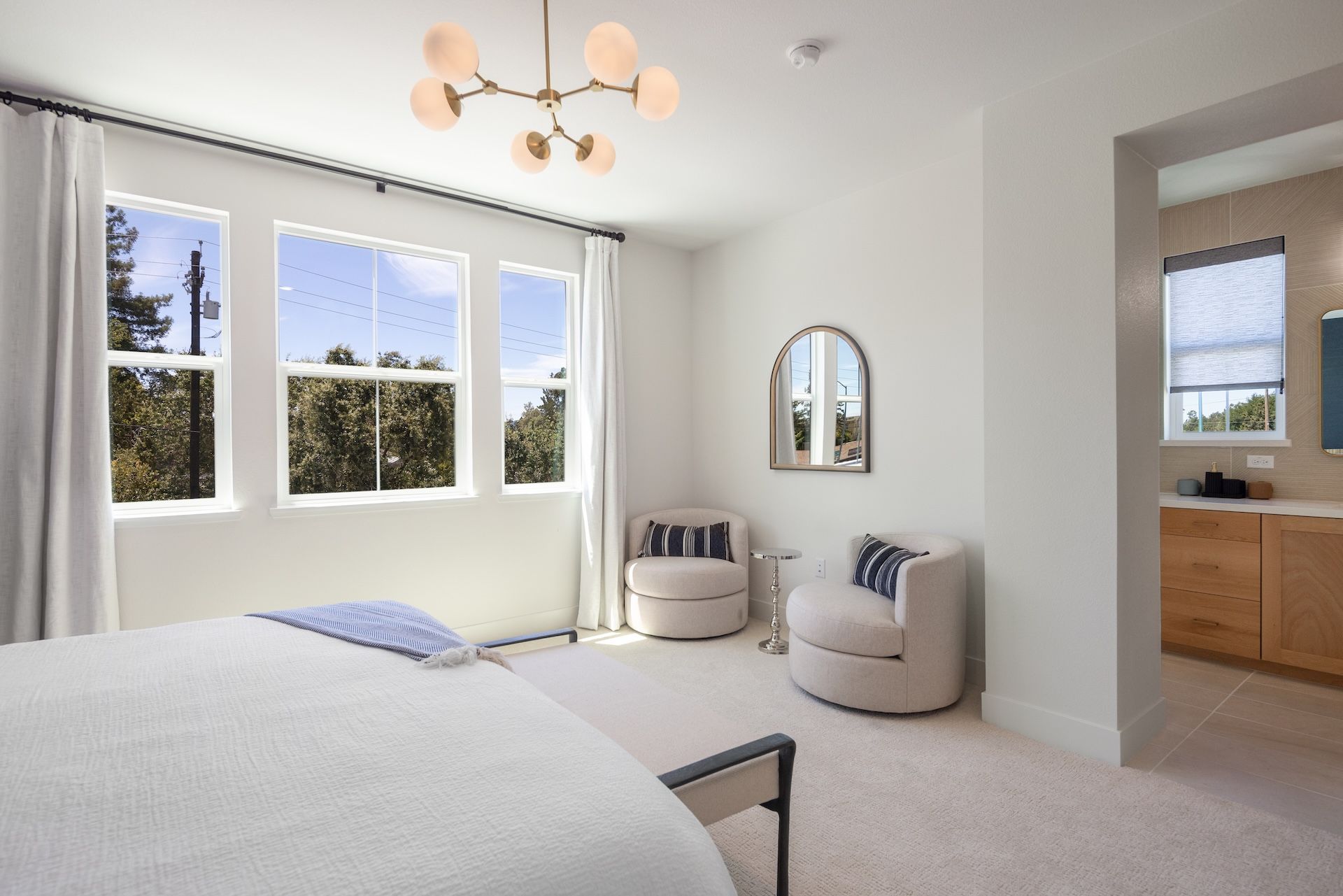 Plan 2 Primary Bedroom & Primary Bathroom