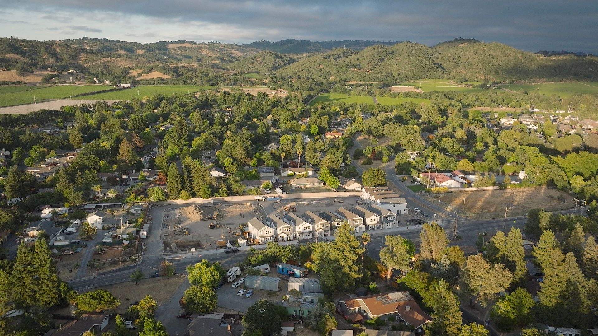 Old Redwood Village From Above