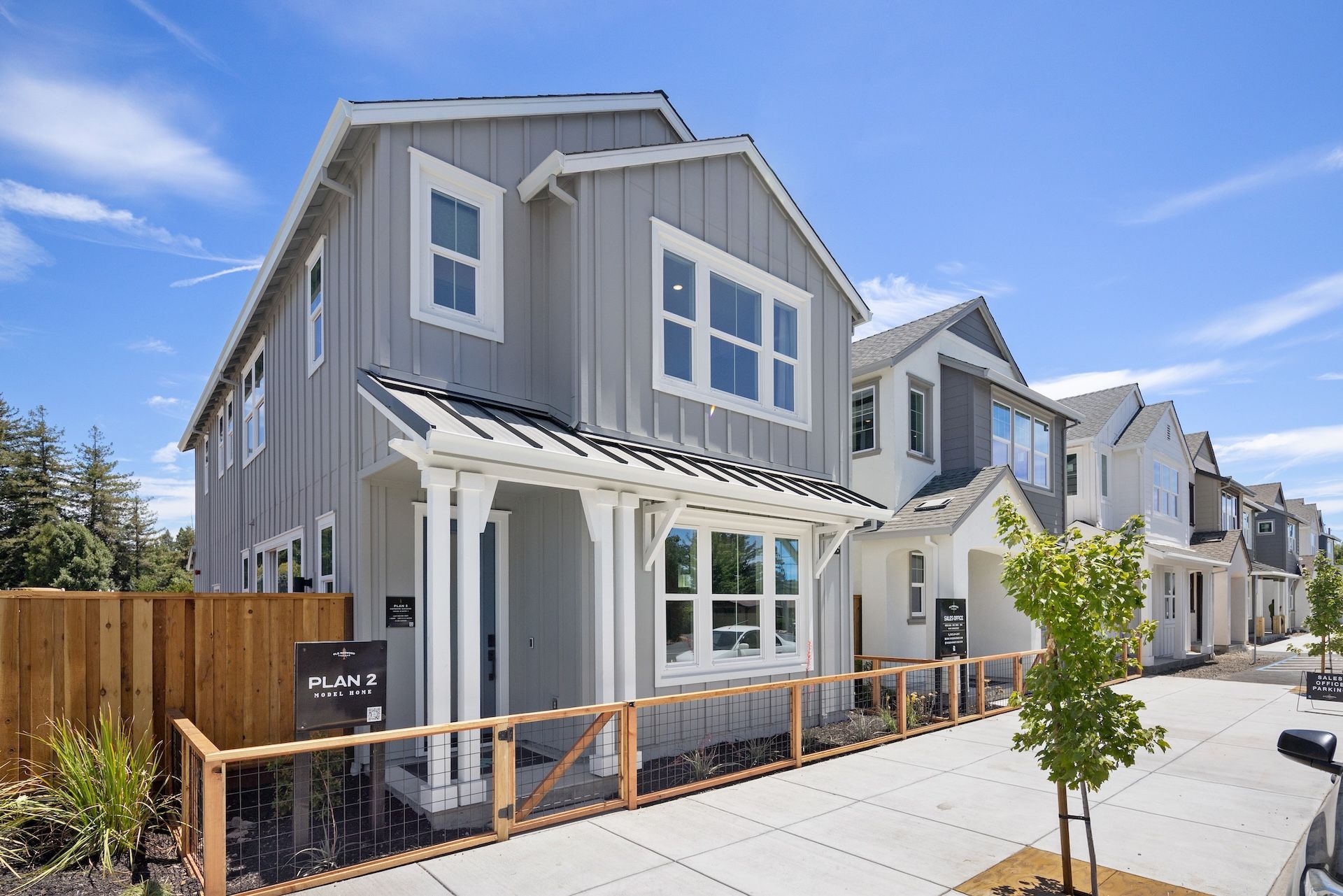 Old Redwood Village Street Scene