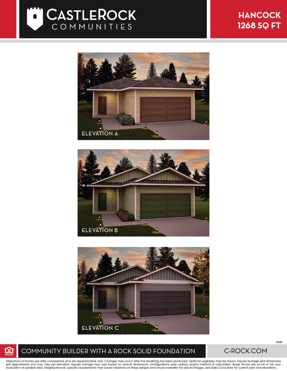 Hancock Elevation Options