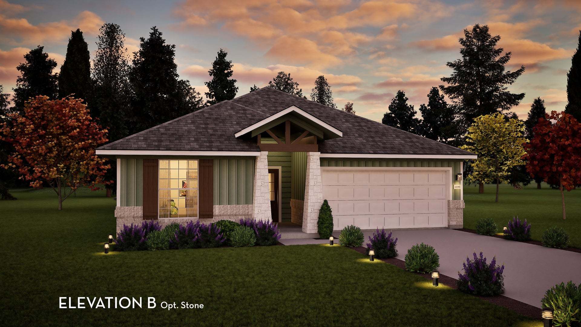TN - Creede Elevation B Stone