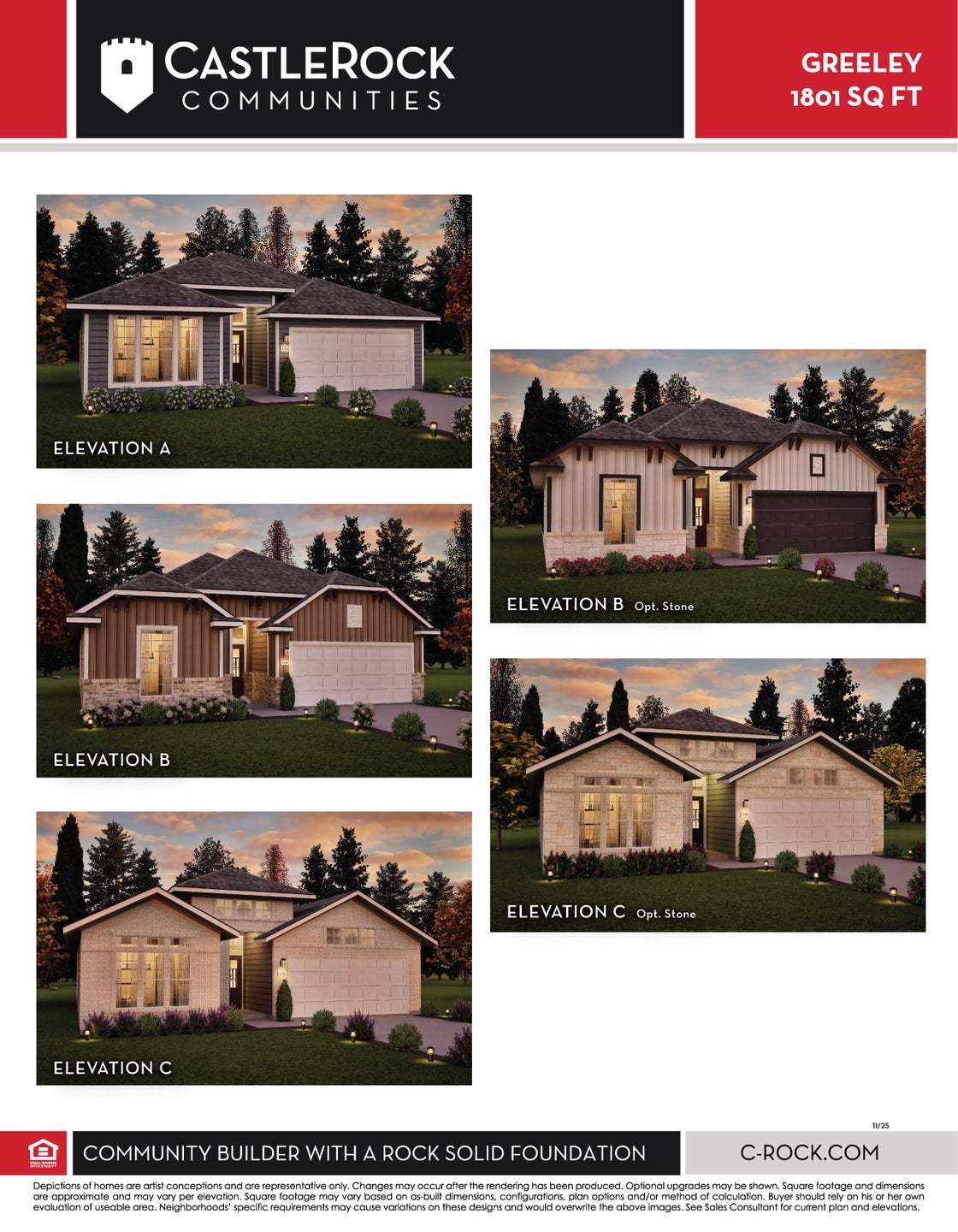TN - Greeley Elevations