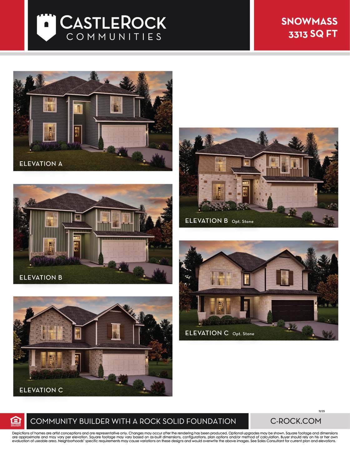 TN - Snowmass Elevations