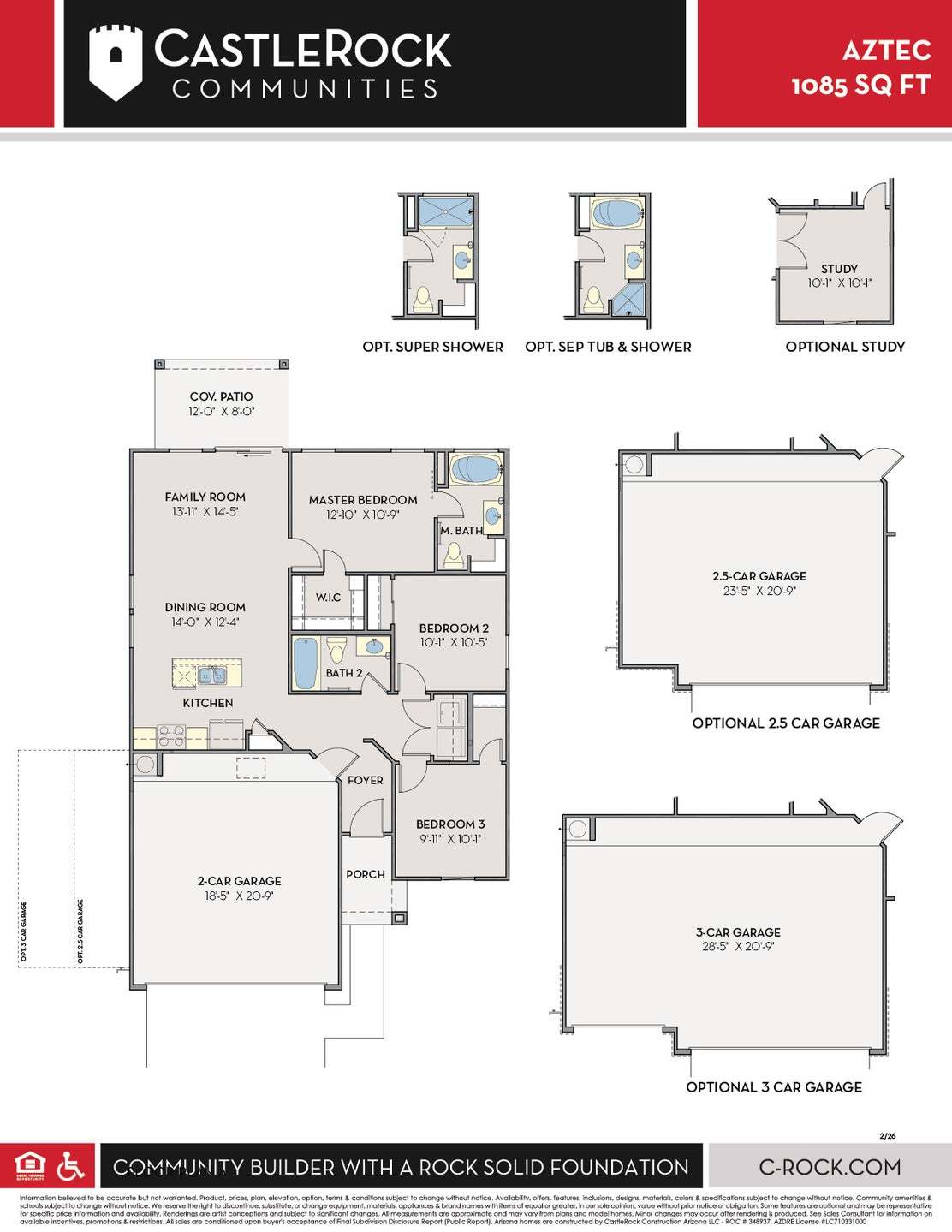 3 Car Garage Floor Plan (Sta Rosa)