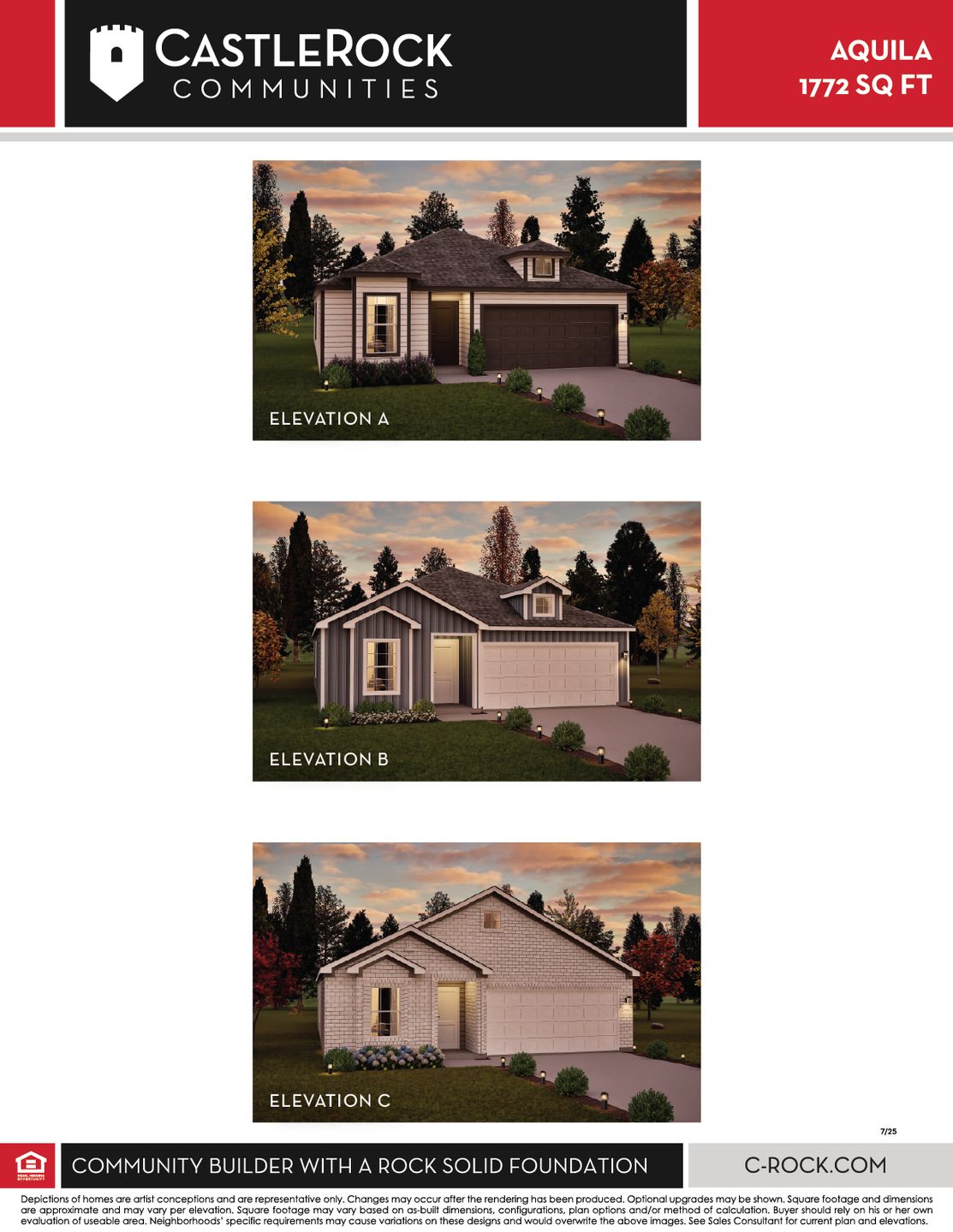 Aquila TN Elevation Options