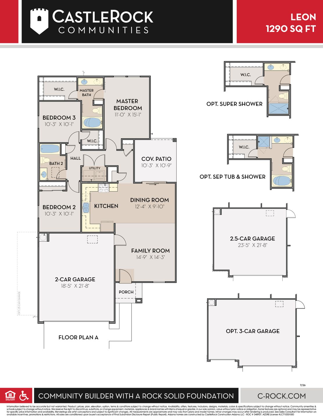 Leon AZ Floor Plan