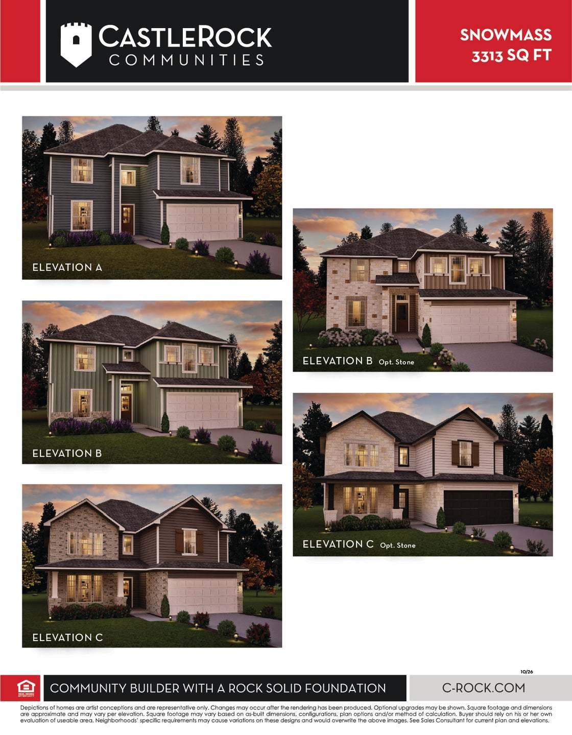 TN - Snowmass Elevations