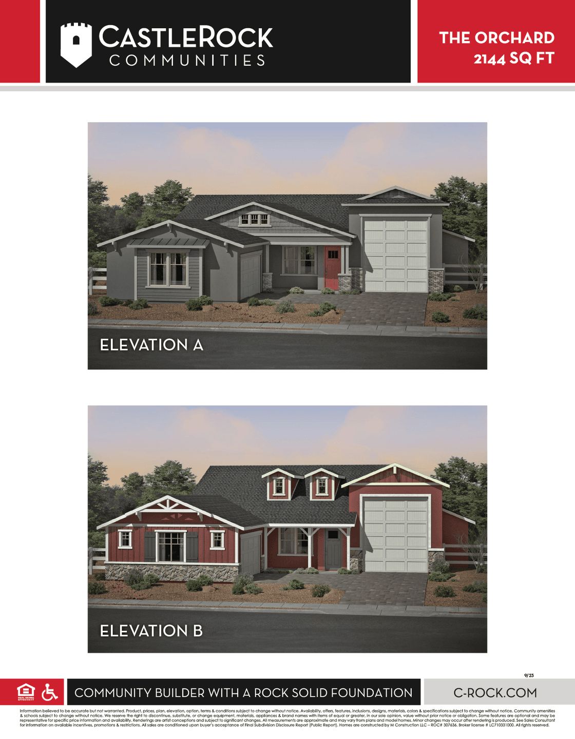 The Orchard Elevations