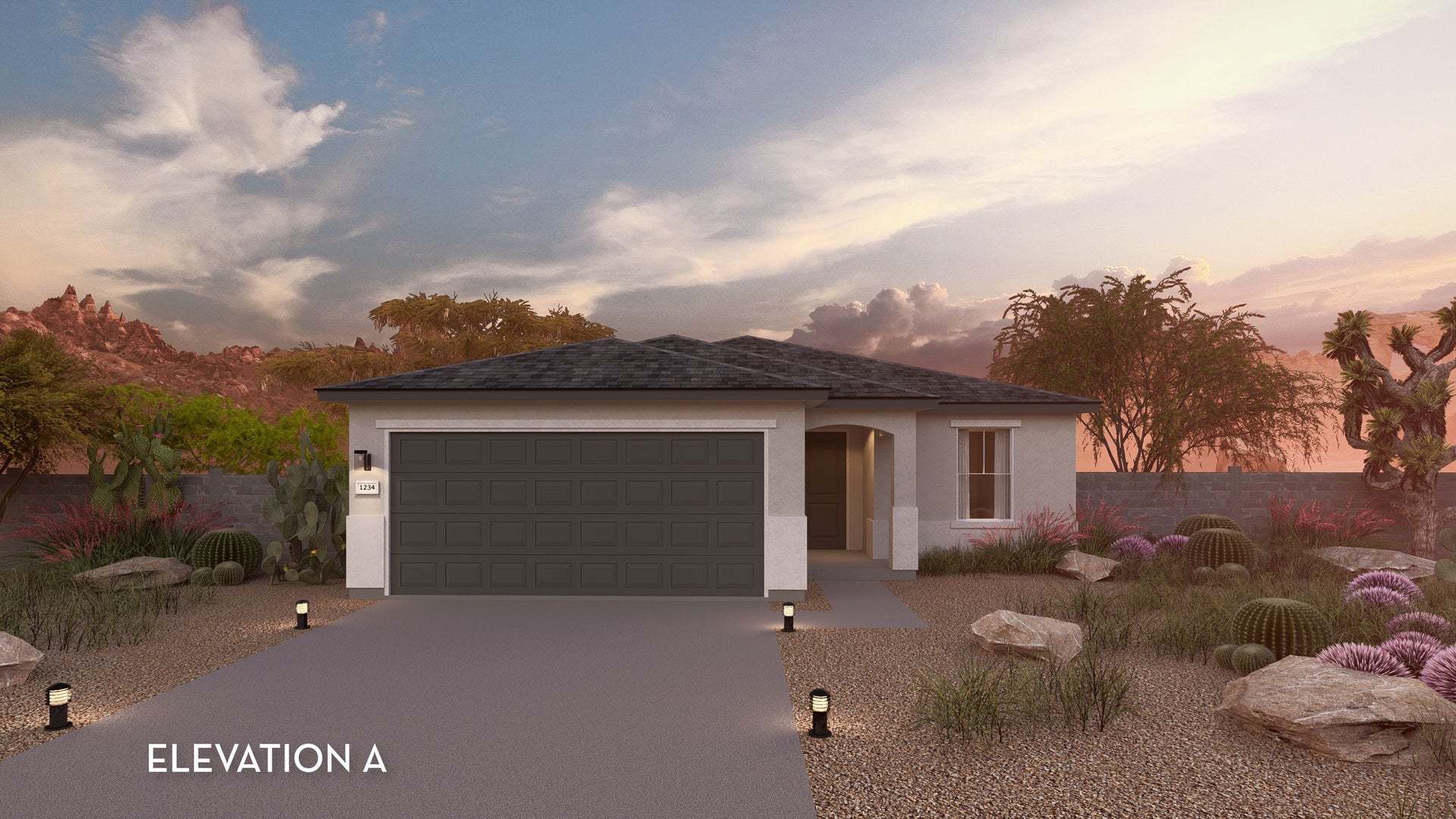 Perkinsville • Aztec Elevation A