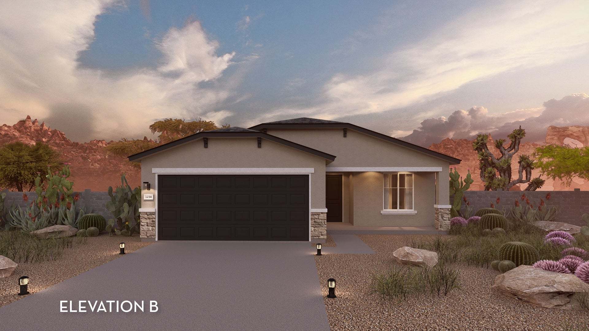 Perkinsville • Aztec Elevation B