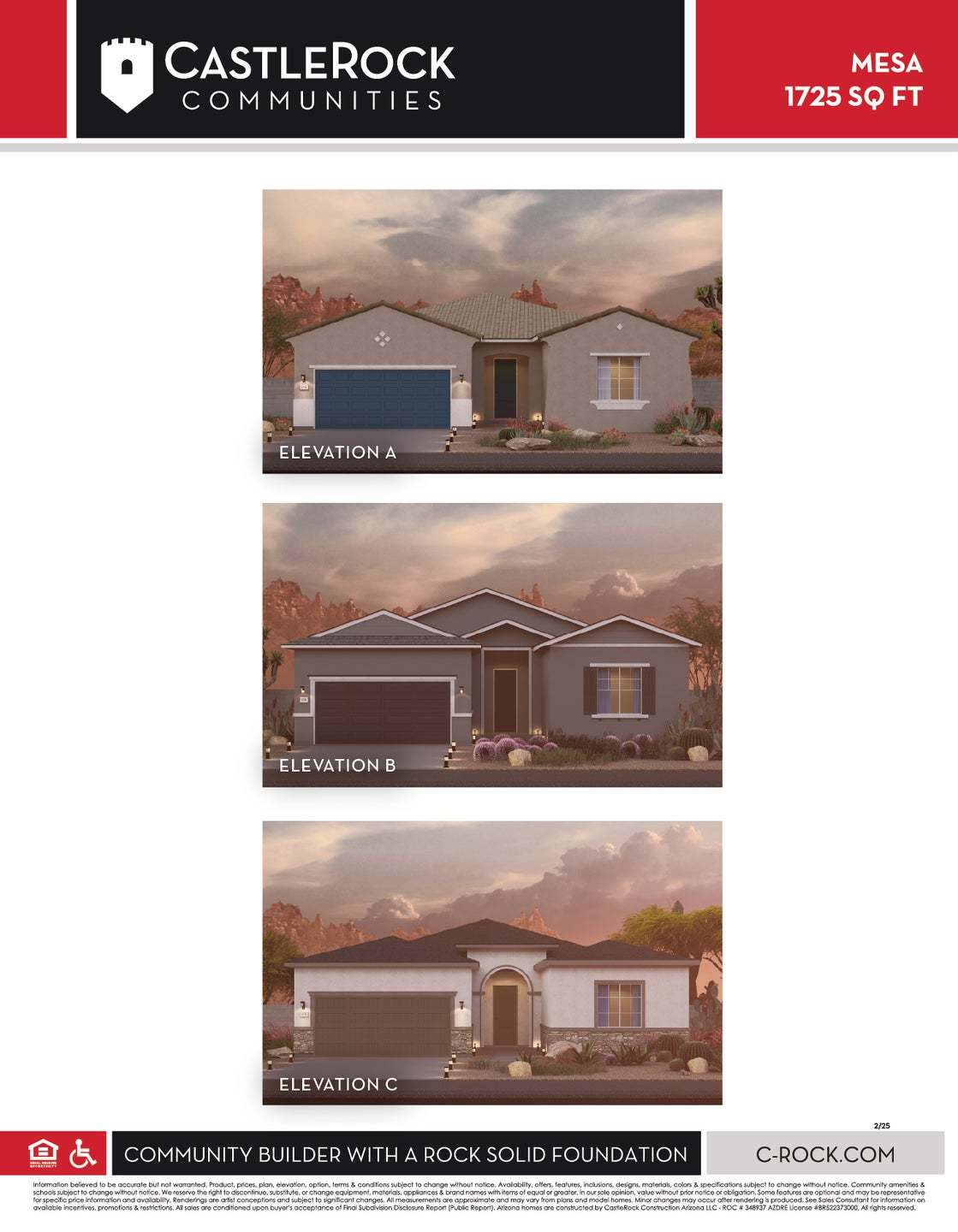 Mesa Elevations