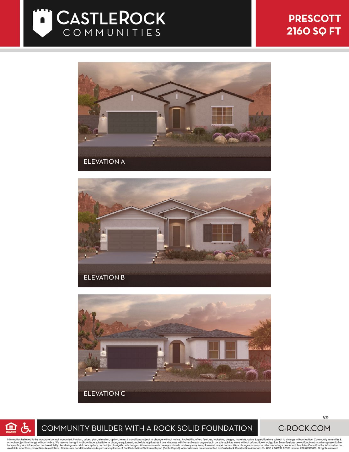 Prescott Elevations