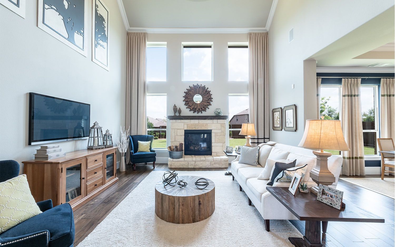 Two-Story Family Room