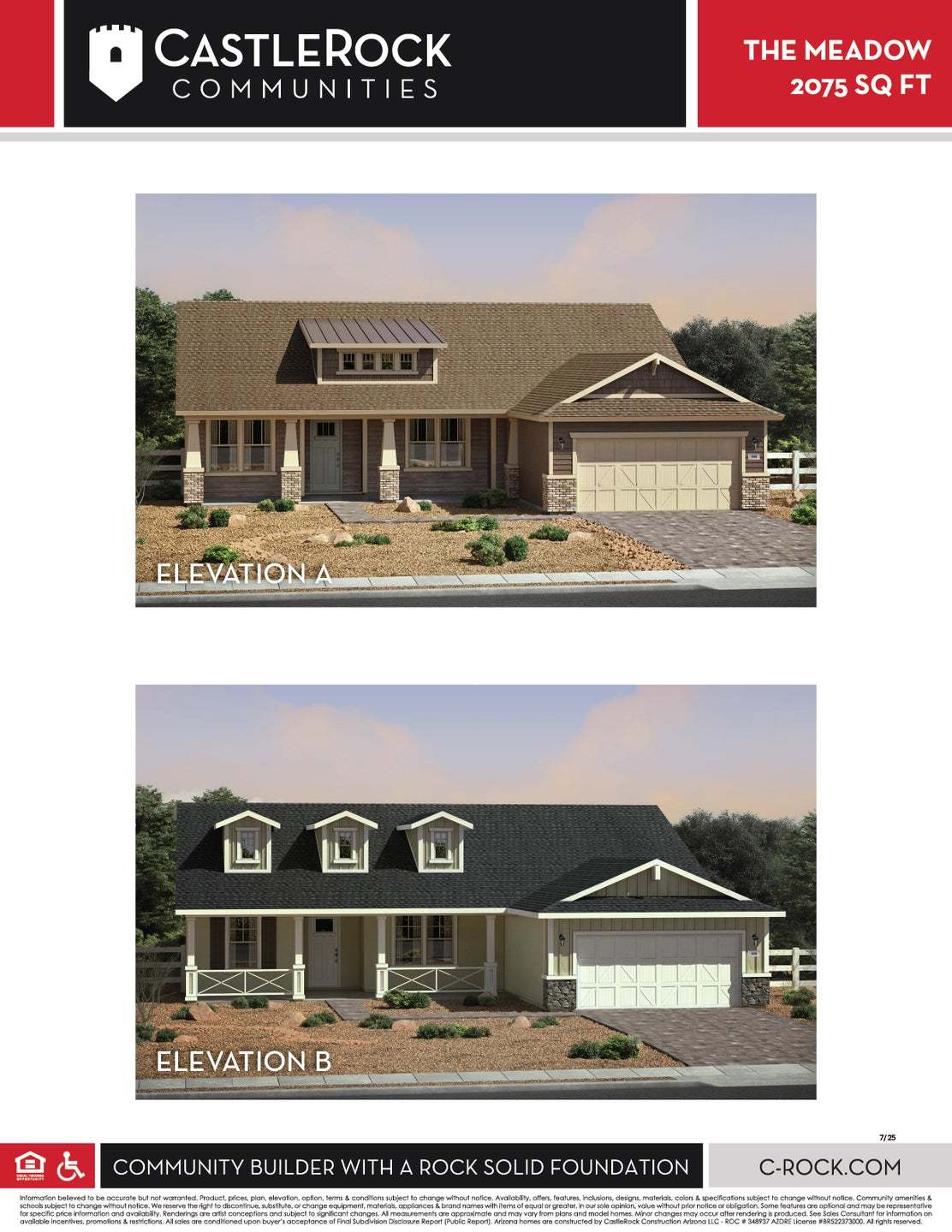 The Meadow Elevations