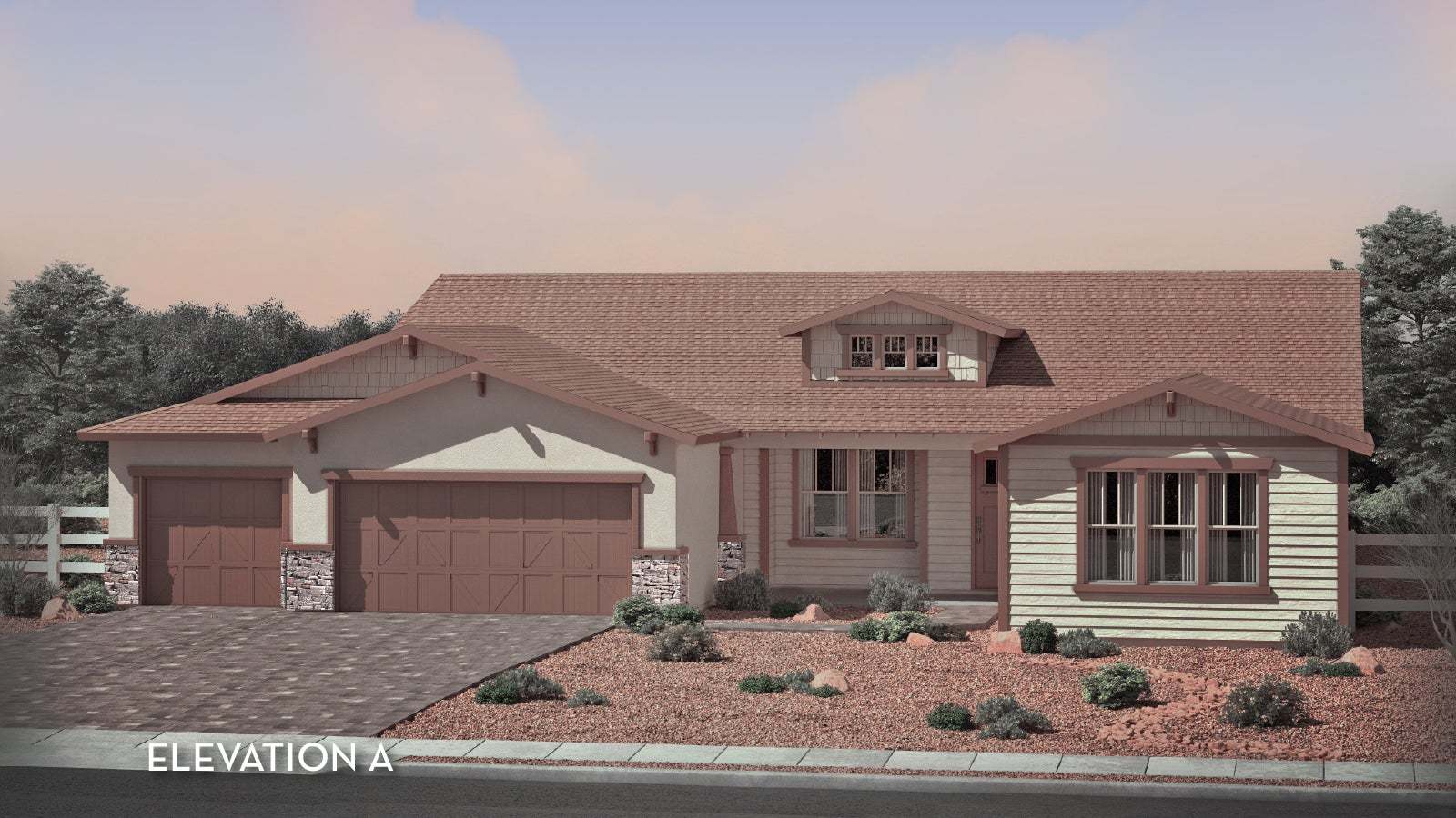 The Cottonwood Elevation A