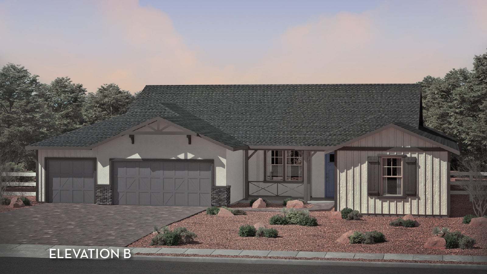 The Cottonwood Elevation B