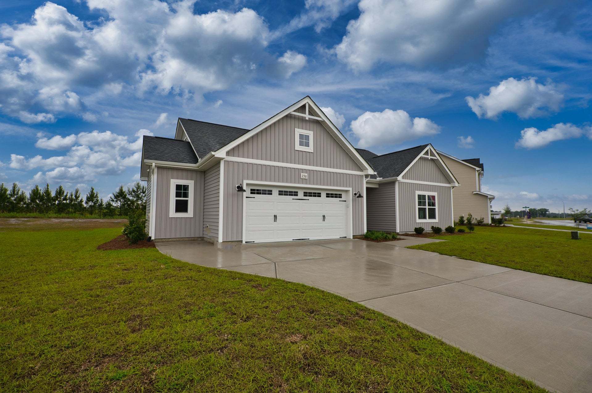 Elevation FH with Work Area Garage Option