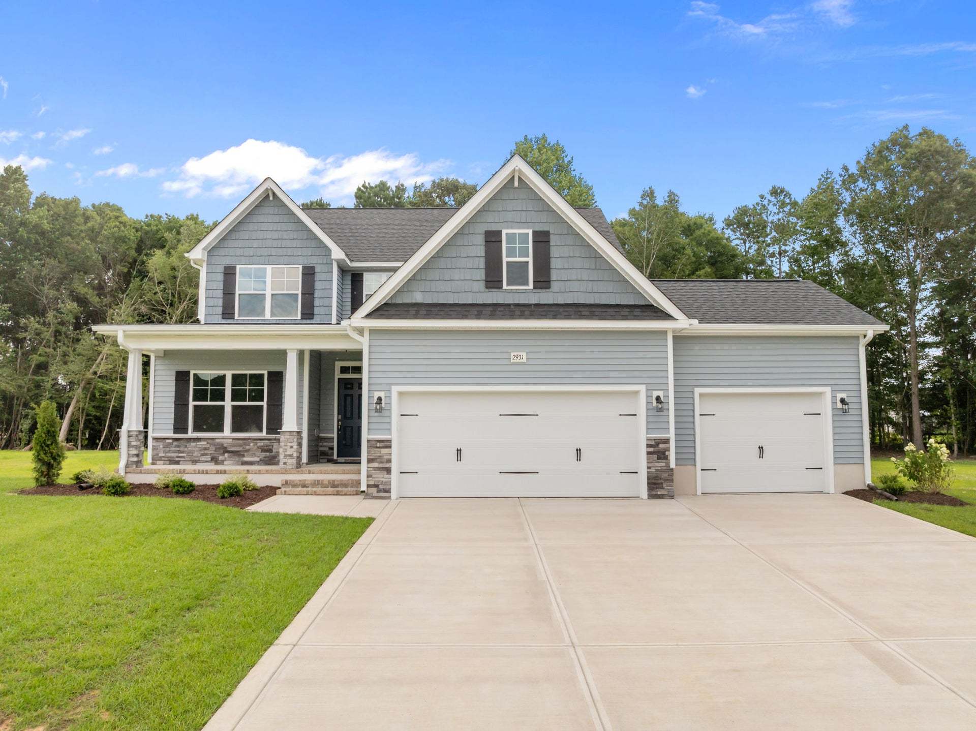 Elevation C with 3-Car Garage Option