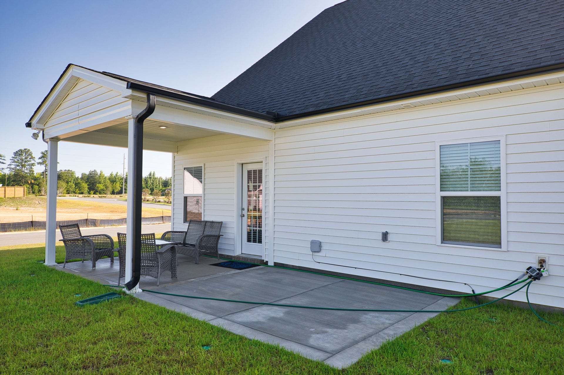 Covered Porch with Grill Patio Option