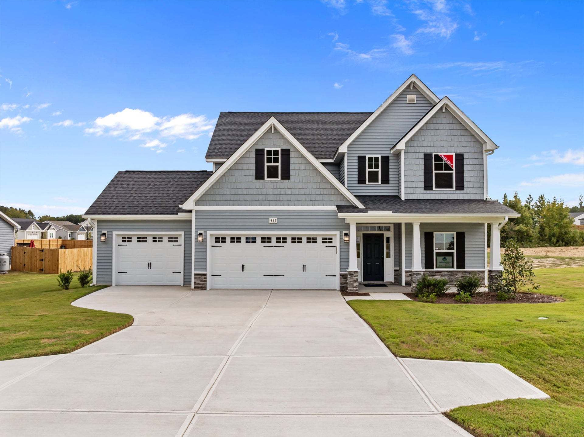 Elevation C - 3 Car Garage Option