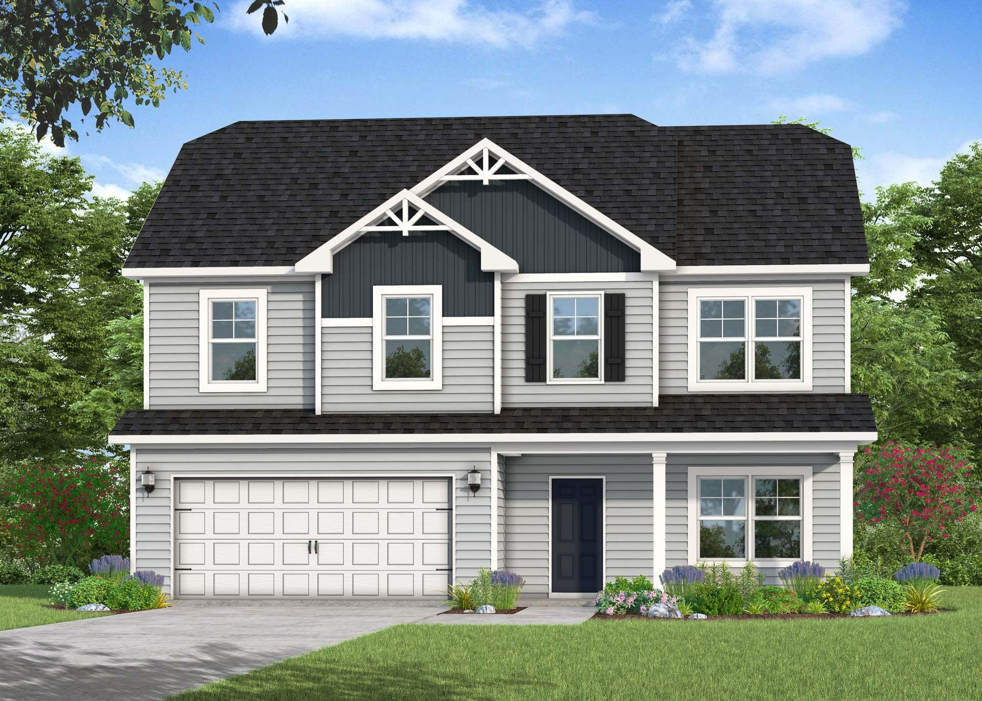 Elevation E - No Stone