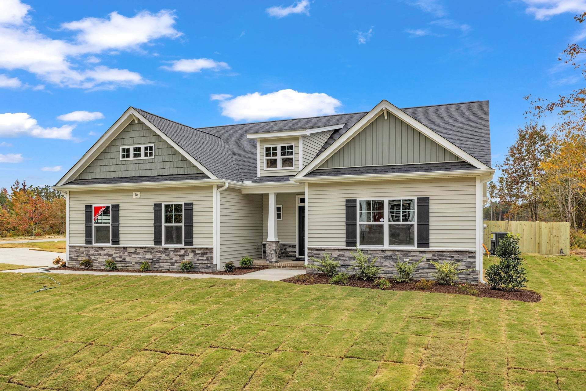 Elevation D with Sideload Garage Option