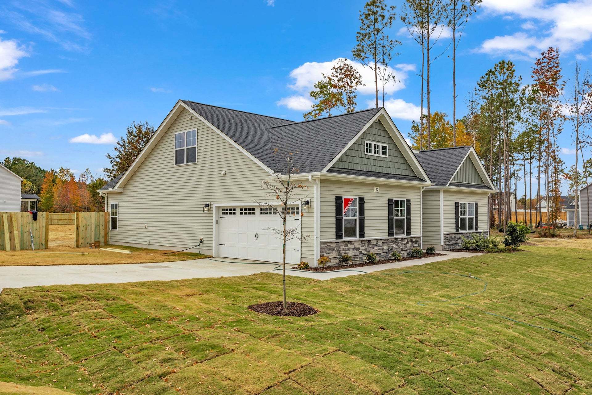 Elevation D with Sideload Garage Option