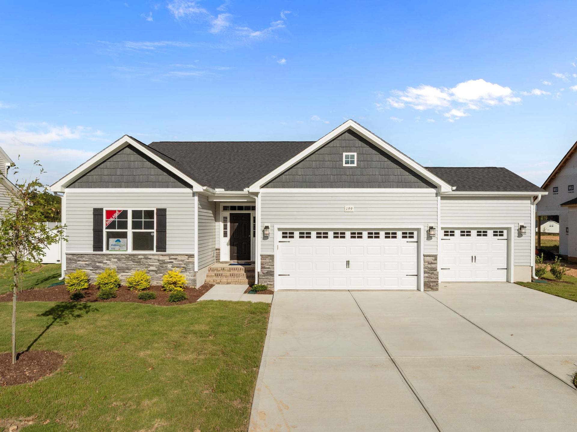 Elevation C with 3-Car Garage Option