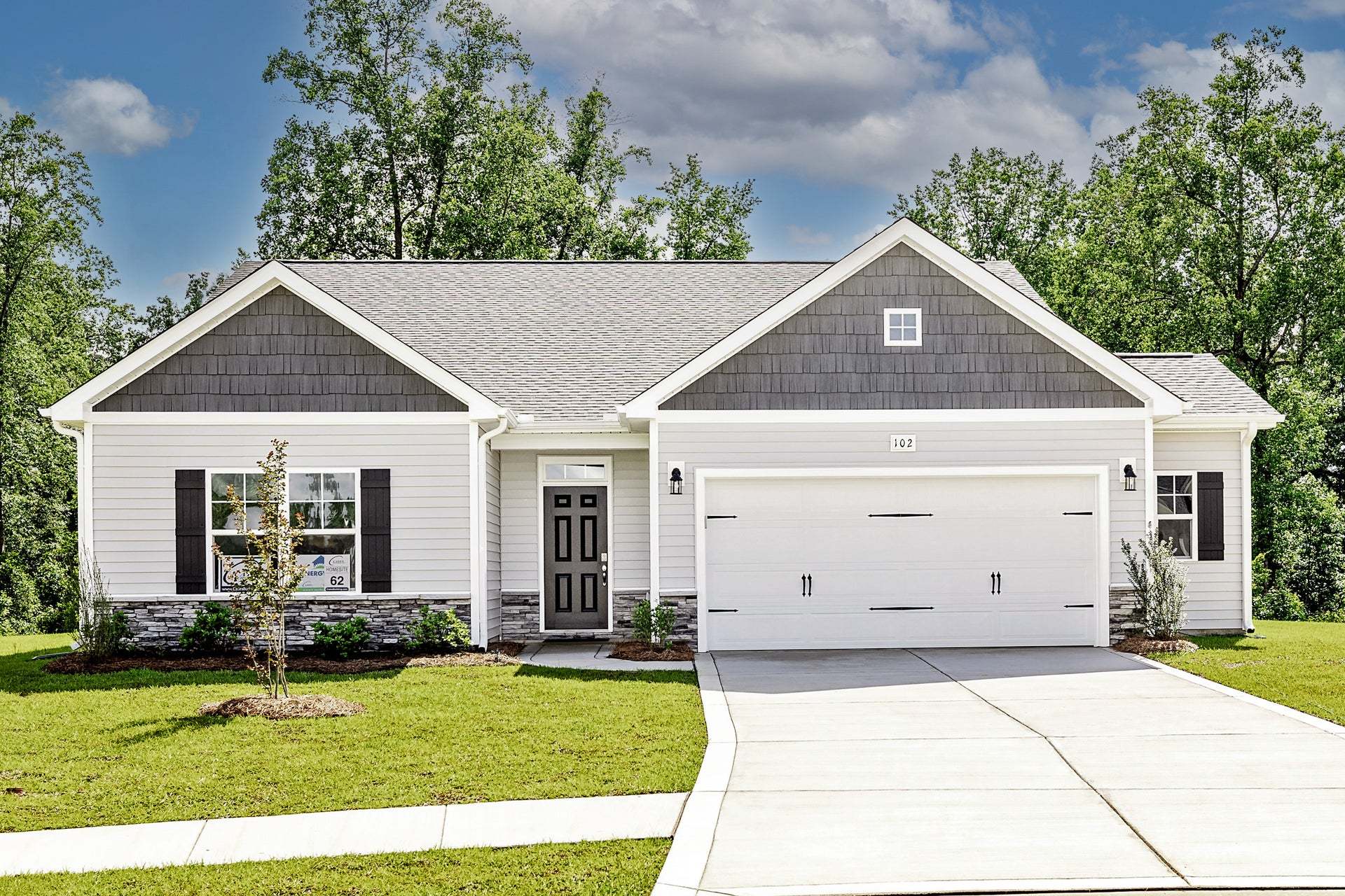 Elevation C with Work Area Option