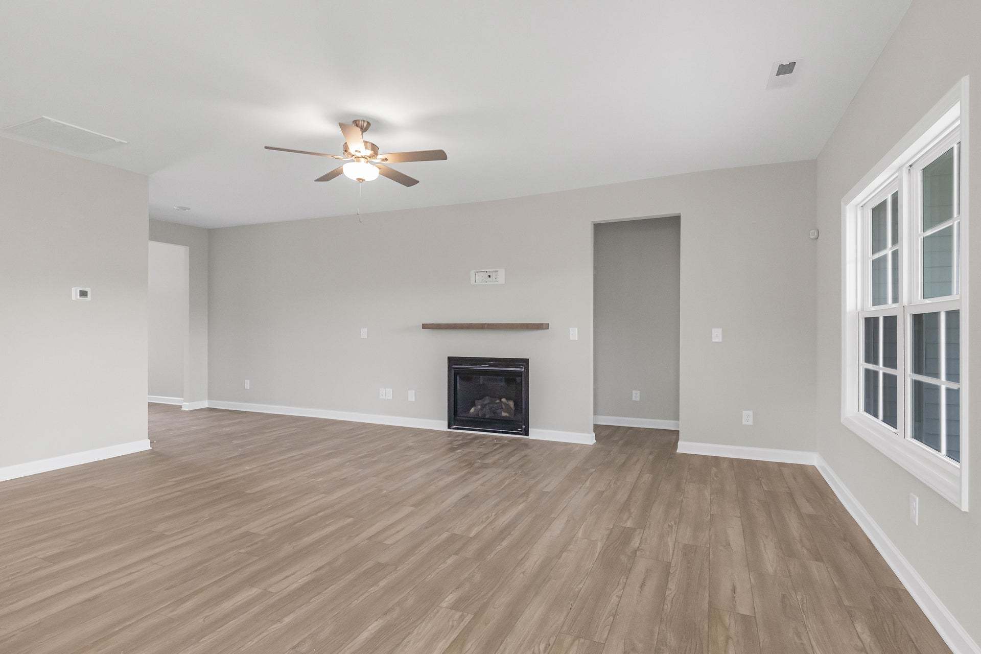 Fireplace Option with Floating Mantel