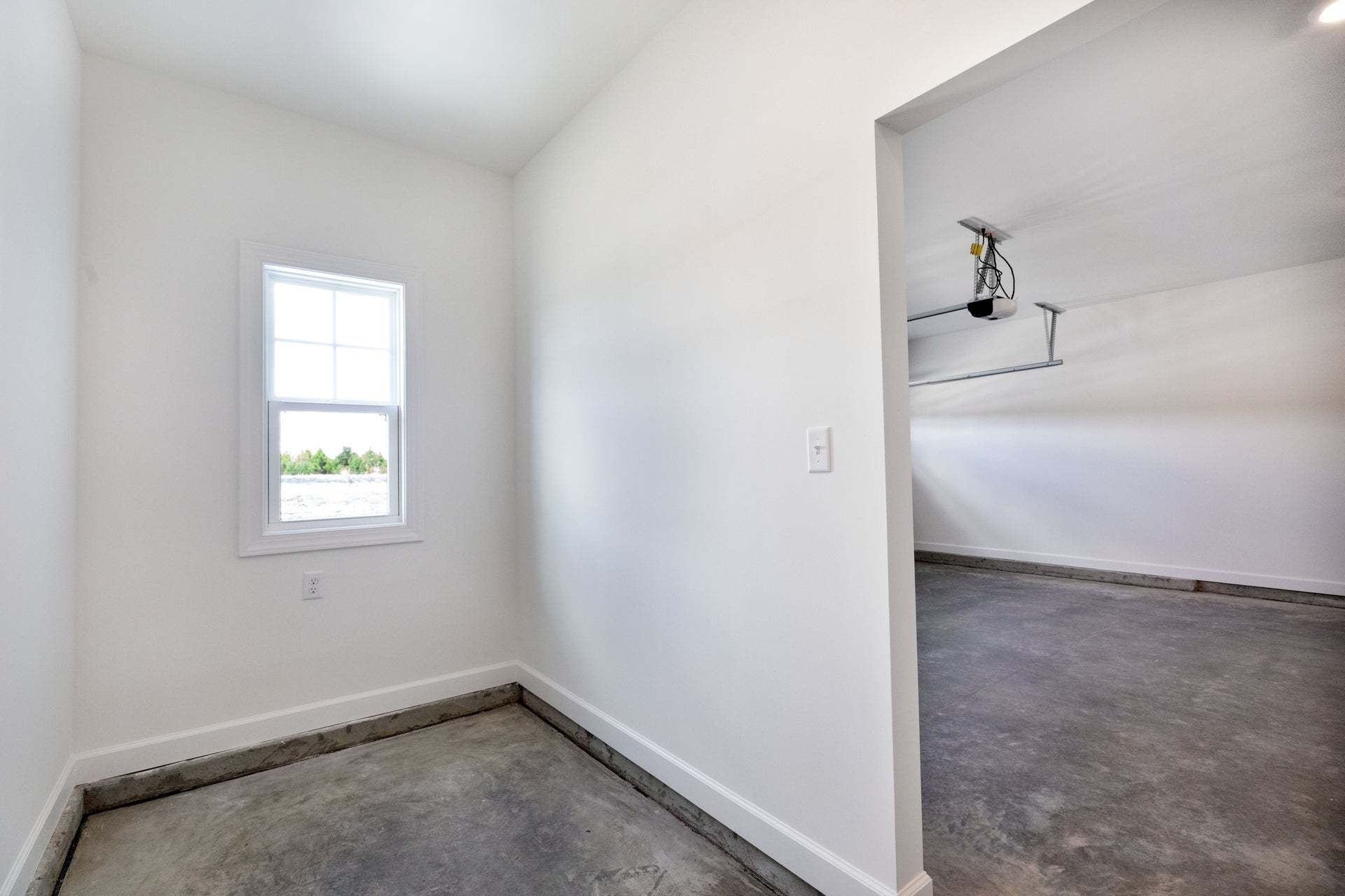 Work Area Garage Option