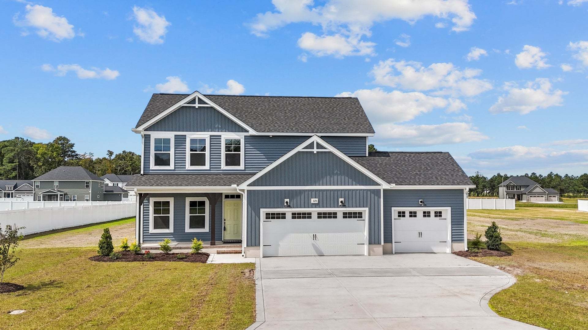 Elevation F with 3-Car Garage Option