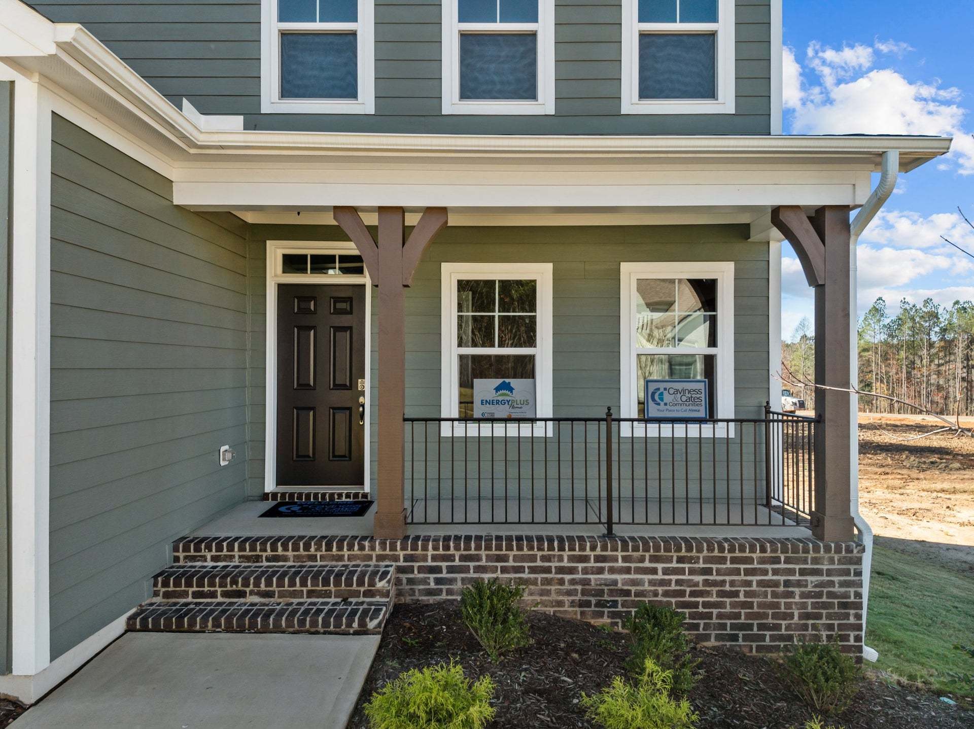 Elevation F with Iron Rails Option