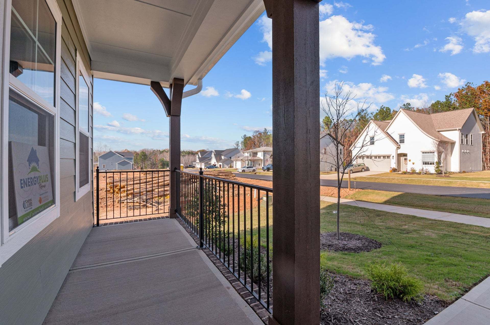Elevation F with Iron Rails Option