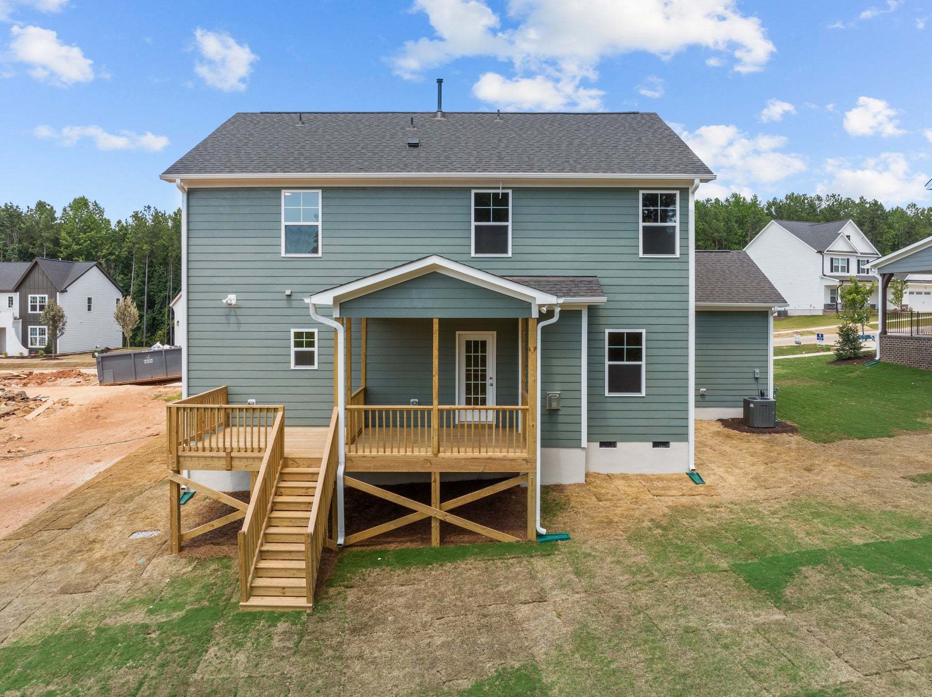Covered Deck with Grilling Area Option