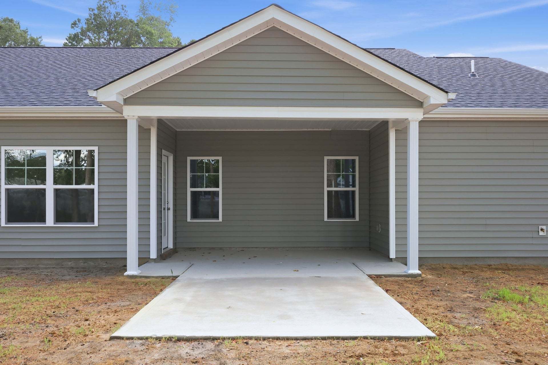 Covered Porch With Grill Patio Option